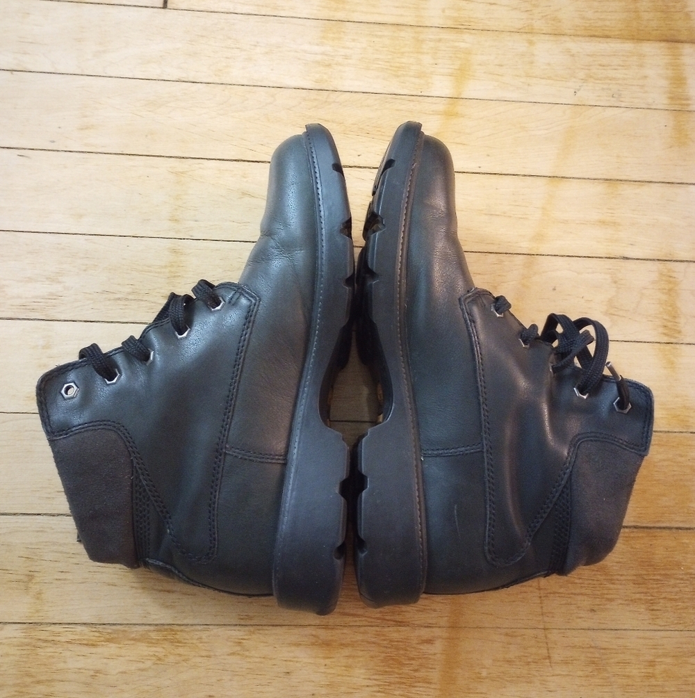 Timberland Black Leather Boots Women's Size 8